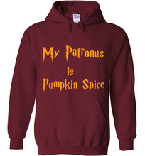 Load image into Gallery viewer, My Patronus is Pumpkin Spice Hoodie - The Glam Foxx