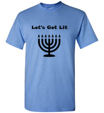 Load image into Gallery viewer, Let's Get Lit Hanukah T Shirt