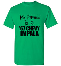 Load image into Gallery viewer, My Patronus is a 67 Chevy Impala Harry Potter Supernatural Mash UpT Shirt