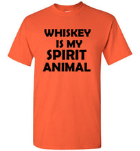 Load image into Gallery viewer, Whiskey is My Spirit Animal T Shirt