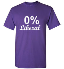 Load image into Gallery viewer, 0% Liberal T Shirt