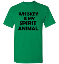 Load image into Gallery viewer, Whiskey is My Spirit Animal T Shirt