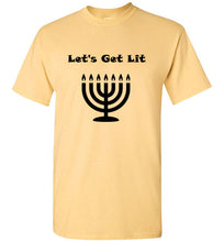 Load image into Gallery viewer, Let's Get Lit Hanukah T Shirt