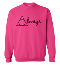 Load image into Gallery viewer, Always Harry Potter Sweatshirt - The Glam Foxx