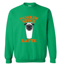Load image into Gallery viewer, Pugkin Spice Latte Sweatshirt