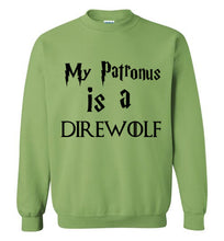 Load image into Gallery viewer, My Patronus is a Direwolf Sweatshirt