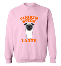 Load image into Gallery viewer, Pugkin Spice Latte Sweatshirt