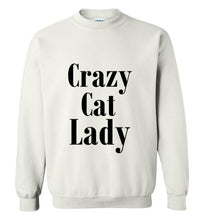 Load image into Gallery viewer, Crazy Cat Lady Sweatshirt