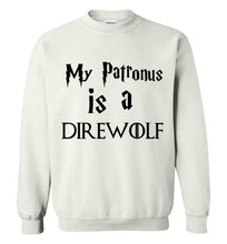 Load image into Gallery viewer, My Patronus is a Direwolf Sweatshirt