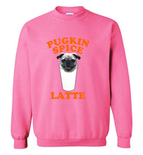 Load image into Gallery viewer, Pugkin Spice Latte Sweatshirt