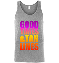 Load image into Gallery viewer, Good Times and Tan Lines Unisex Tank Top
