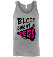 Load image into Gallery viewer, Blood Sweat and Cheers Cheerleader Tank Top