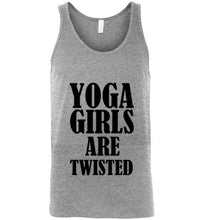 Load image into Gallery viewer, Yoga Girls are Twisted Unisex Tank Top