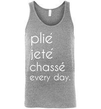 Load image into Gallery viewer, Plie Jete Chasse Unisex Tank Top