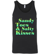 Load image into Gallery viewer, Sandy Toes and Salty Kisses Unisex Tank Top