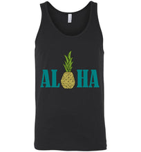 Load image into Gallery viewer, Aloha Pineapple Unisex Tank Top - The Glam Foxx
