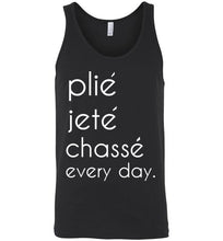 Load image into Gallery viewer, Plie Jete Chasse Unisex Tank Top