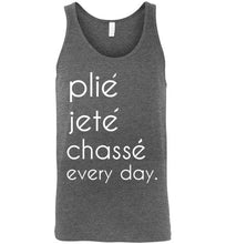 Load image into Gallery viewer, Plie Jete Chasse Unisex Tank Top