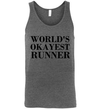Load image into Gallery viewer, World's Okayest Runner Tank Top