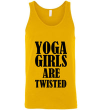 Load image into Gallery viewer, Yoga Girls are Twisted Unisex Tank Top