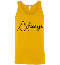 Load image into Gallery viewer, Always Harry Potter Unisex Tank Top - The Glam Foxx