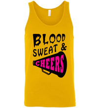 Load image into Gallery viewer, Blood Sweat and Cheers Cheerleader Tank Top
