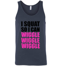 Load image into Gallery viewer, I Squat So I Can Wiggle Wiggle Wiggle Unisex Tank Top