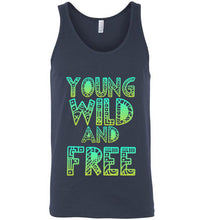 Load image into Gallery viewer, Young Wild and Free Unisex Tank Top - The Glam Foxx