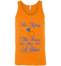 Load image into Gallery viewer, I'm Tying the Knot So Buy Me a Shot Unisex Tank Top
