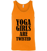 Load image into Gallery viewer, Yoga Girls are Twisted Unisex Tank Top