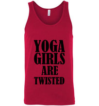 Load image into Gallery viewer, Yoga Girls are Twisted Unisex Tank Top
