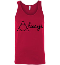 Load image into Gallery viewer, Always Harry Potter Unisex Tank Top - The Glam Foxx
