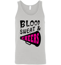 Load image into Gallery viewer, Blood Sweat and Cheers Cheerleader Tank Top