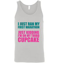 Load image into Gallery viewer, I Just Ran My First Marathon Unsiex Tank Top - The Glam Foxx
