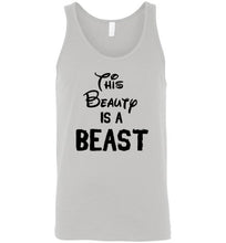 Load image into Gallery viewer, This Beauty is a Beast Unisex Tank Top