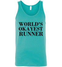 Load image into Gallery viewer, World's Okayest Runner Tank Top