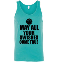 Load image into Gallery viewer, May All Your Swishes Come True Basketball Tank Top