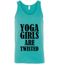 Load image into Gallery viewer, Yoga Girls are Twisted Unisex Tank Top