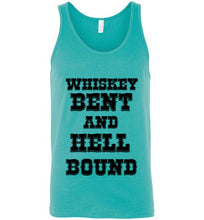 Load image into Gallery viewer, Whiskey Bent and Hell Bound Tank Top