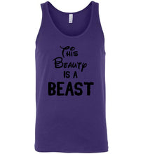 Load image into Gallery viewer, This Beauty is a Beast Unisex Tank Top
