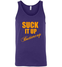 Load image into Gallery viewer, Suck it Up Buttercup Unisex Tank Top