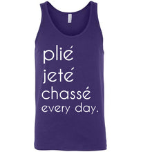 Load image into Gallery viewer, Plie Jete Chasse Unisex Tank Top