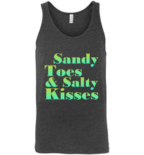 Load image into Gallery viewer, Sandy Toes and Salty Kisses Unisex Tank Top