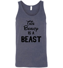 Load image into Gallery viewer, This Beauty is a Beast Unisex Tank Top
