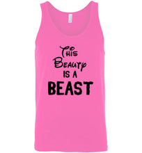 Load image into Gallery viewer, This Beauty is a Beast Unisex Tank Top