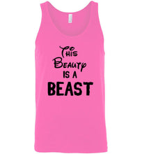 Load image into Gallery viewer, This Beauty is a Beast Unisex Tank Top