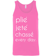 Load image into Gallery viewer, Plie Jete Chasse Unisex Tank Top