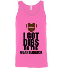 Load image into Gallery viewer, I Got Dibs on the Quarterback Unisex Tank Top