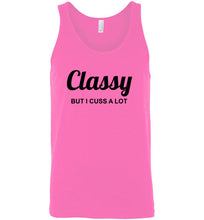 Load image into Gallery viewer, Classy But I Cuss a Lot Unisex Tank Top