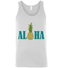 Load image into Gallery viewer, Aloha Pineapple Unisex Tank Top - The Glam Foxx